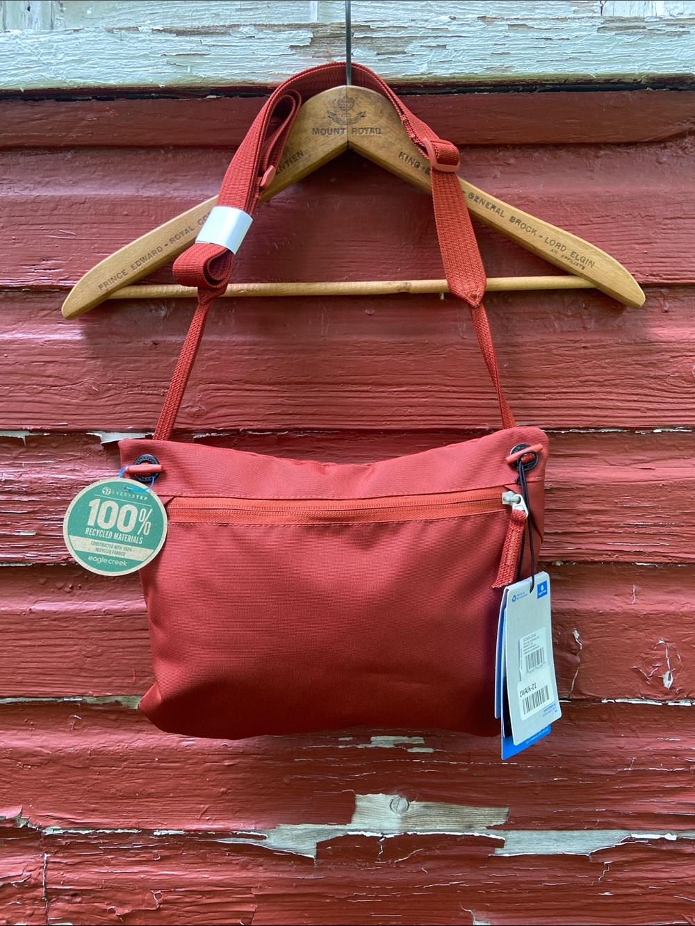 New! Eagle Creek Explore Crossbody Bag in Midnight Sun Red